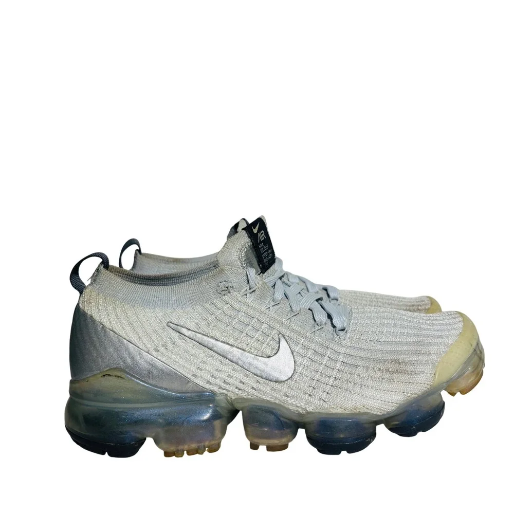 Nike Air VaporMax Flyknit 3 Pure Platinum 2019 AJ6910-100 Women's Sz‎ 7